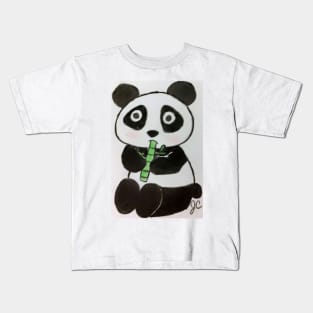 Snack time for Panda Kids T-Shirt